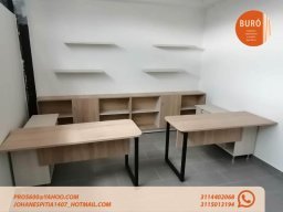 ESCRITORIOS EN L MADECOR